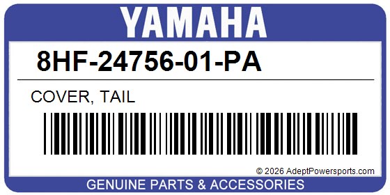 Yamaha 8HF-24756-01-PA Cover, Tail