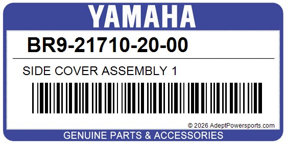 Yamaha BR9-21710-20-00 Side Cover Assembly 1