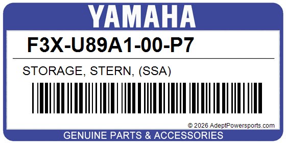 Yamaha F3X-U89A1-00-P7 Storage, Stern, (Ssa)