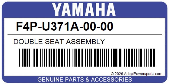 Yamaha F4P-U371A-00-00 Double Seat Assembly