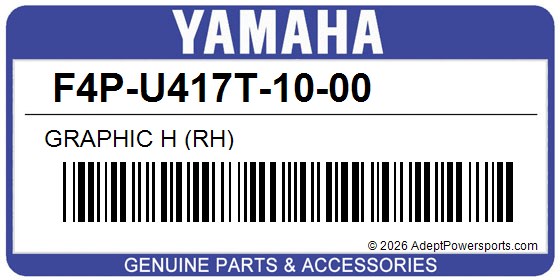 Yamaha F4P-U417T-10-00 Graphic H (Rh)
