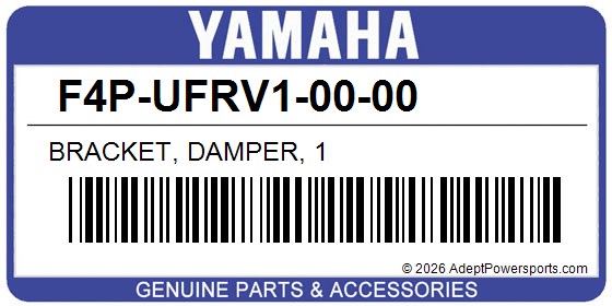 Yamaha F4P-UFRV1-00-00 Bracket, Damper, 1