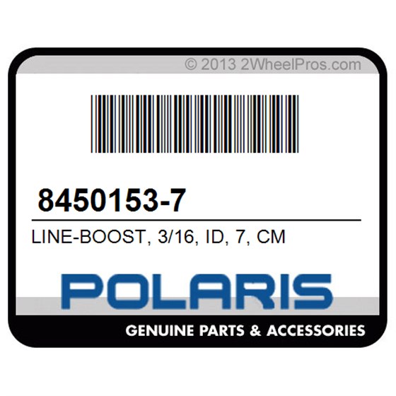 Polaris 8450153-7 Line-Boost, 3/16, Id, 7, Cm
