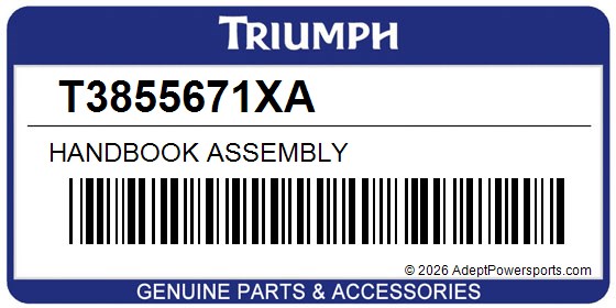 Triumph T3855671XA Handbook Assembly