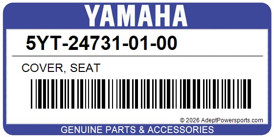 Yamaha 5YT-24731-01-00 Cover, Seat