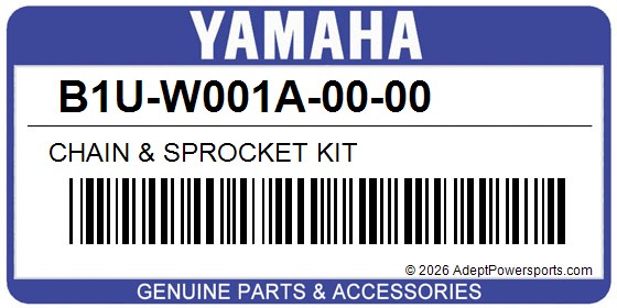 Yamaha B1U-W001A-00-00 Chain & Sprocket Kit
