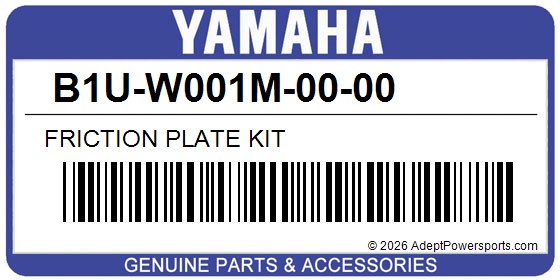 Yamaha B1U-W001M-00-00 Friction Plate Kit