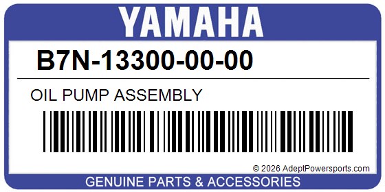 Yamaha B7N-13300-00-00 Oil Pump Assembly