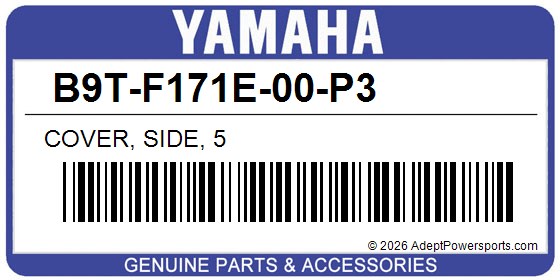 Yamaha B9T-F171E-00-P3 Cover, Side, 5
