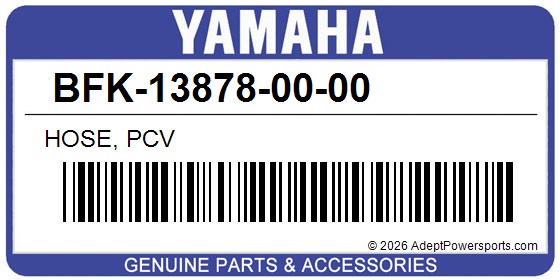 Yamaha BFK-13878-00-00 Hose, Pcv