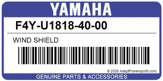 Yamaha F4Y-U1818-40-00 Wind Shield