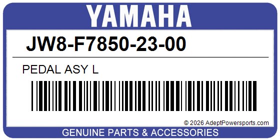 Yamaha JW8-F7850-23-00 Pedal Asy L