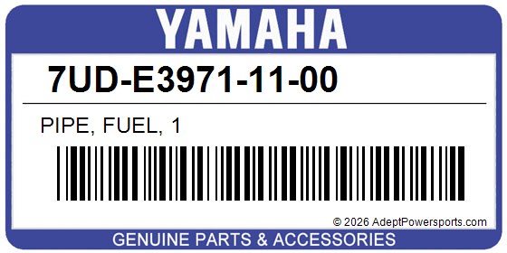 Yamaha 7UD-E3971-11-00 Pipe, Fuel, 1