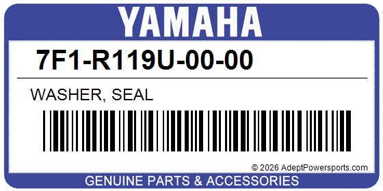Yamaha 7F1-R119U-00-00 Washer, Seal