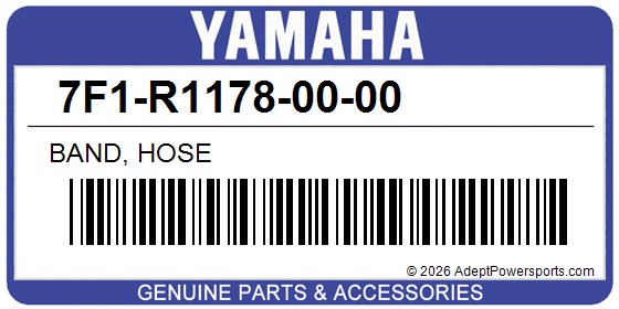 Yamaha 7F1-R1178-00-00 Band, Hose