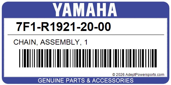 Yamaha 7F1-R1921-20-00 Chain, Assembly, 1