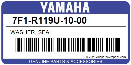 Yamaha 7F1-R119U-10-00 Washer, Seal