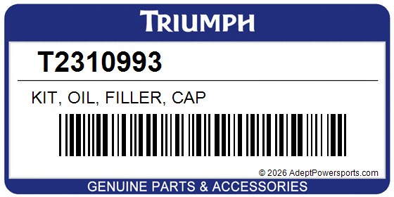 Triumph T2310993 Kit, Oil, Filler, Cap