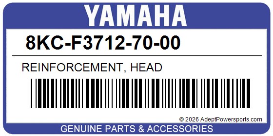Yamaha 8KC-F3712-70-00 Reinforcement, Head