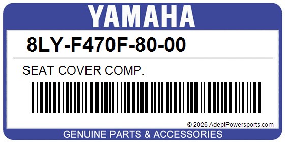 Yamaha 8LY-F470F-80-00 Seat Cover Comp.