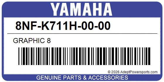 Yamaha 8NF-K711H-00-00 Graphic 8