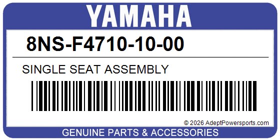 Yamaha 8NS-F4710-10-00 Single Seat Assembly