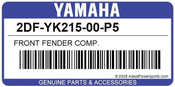 Yamaha 2DF-YK215-00-P5 Front Fender Comp.