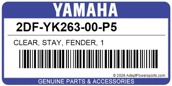 Yamaha 2DF-YK263-00-P5 Clear, Stay, Fender, 1