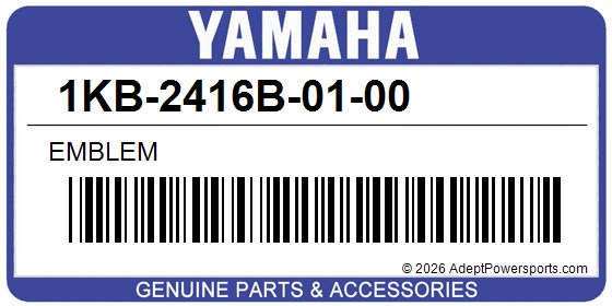 Yamaha 1KB-2416B-01-00 Emblem