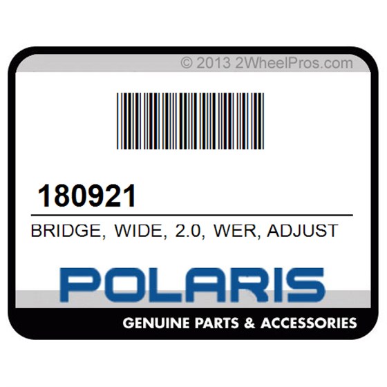 Polaris 180921 Bridge, Wide, 2.0, Wer, Adjuster