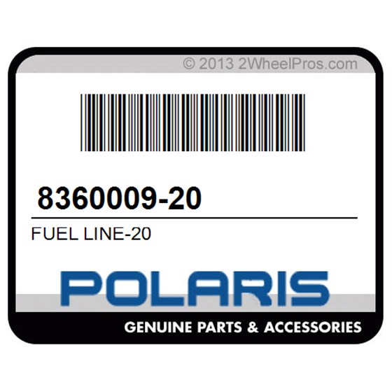 Polaris 8360009-20 Fuel Line-20
 Centimeters