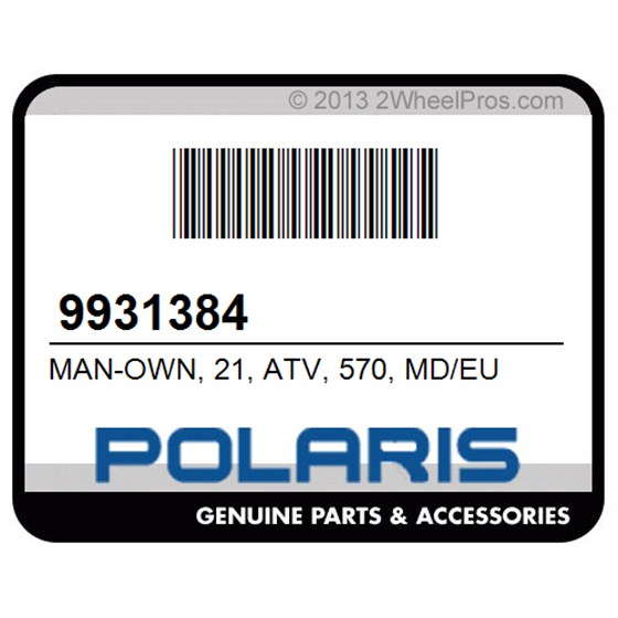 Polaris 9931384 Man-Own, 21, Atv, 570, Md/Eu