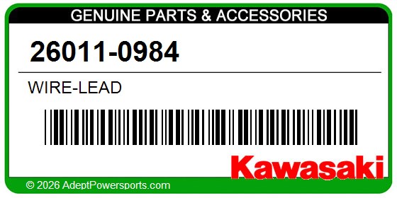 Kawasaki 26011-0984 Wire-Lead