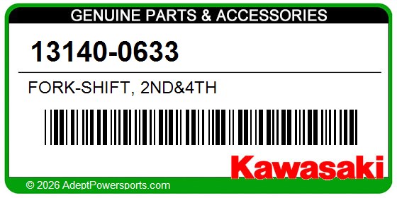 Kawasaki 13140-0633 Fork-Shift, 2Nd&4Th