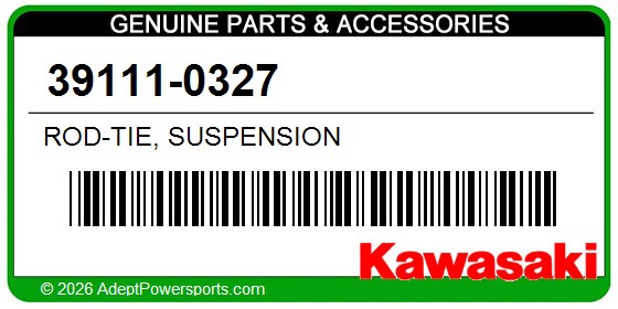 Kawasaki 39111-0327 Rod-Tie, Suspension