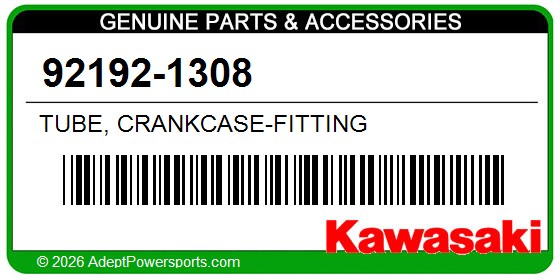 Kawasaki 92192-1308 Tube, Crankcase-Fitting