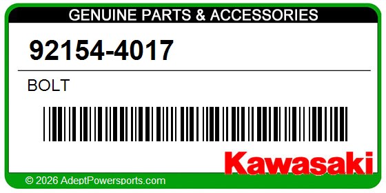 Kawasaki 92154-4017 Bolt