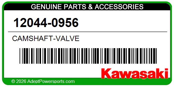 Kawasaki 12044-0956 Camshaft-Valve
