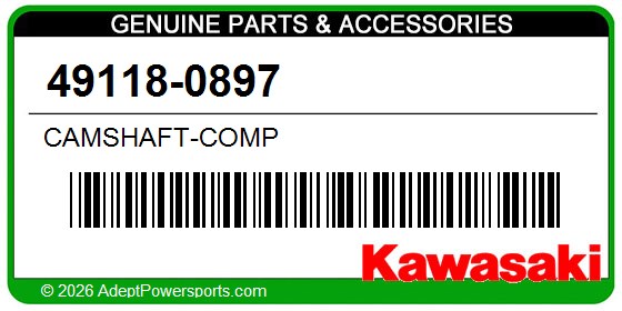 Kawasaki 49118-0897 Camshaft-Comp