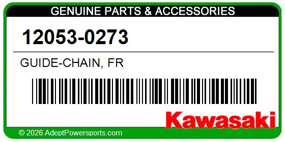Kawasaki 12053-0273 Guide-Chain, Fr
