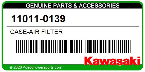 Kawasaki 11011-0139 Case-Air Filter