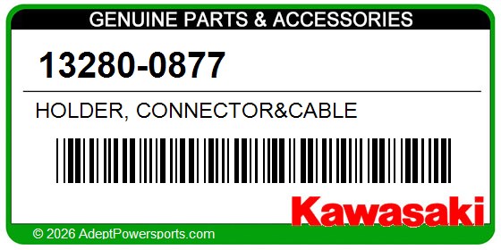 Kawasaki 13280-0877 Holder, Connector&Cable