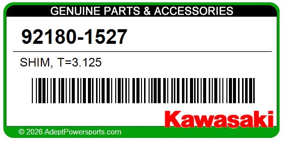 Kawasaki 92180-1527 Shim, T=3.125