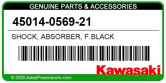 Kawasaki 45014-0569-21 Shock, Absorber, F.Black