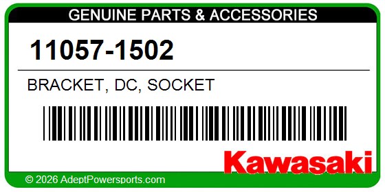 Kawasaki 11057-1502 Bracket, Dc, Socket