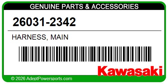 Kawasaki 26031-2342 Harness, Main