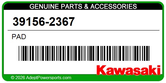 Kawasaki 39156-2367 Pad
