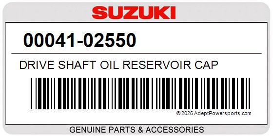 Suzuki 00041-02550 Drive Shaft Oil Reservoir Cap