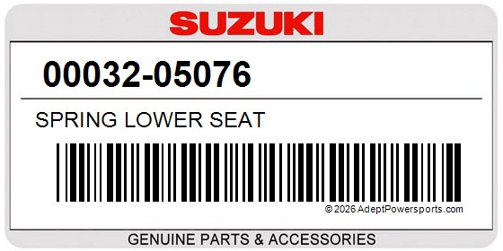 Suzuki 00032-05076 Spring Lower Seat