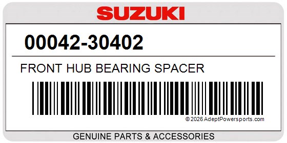Suzuki 00042-30402 Front Hub Bearing Spacer